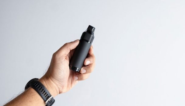 Hand,Holding,Black,Vape,Device.,Pod,Kits,,Pod,Mods,,Pod